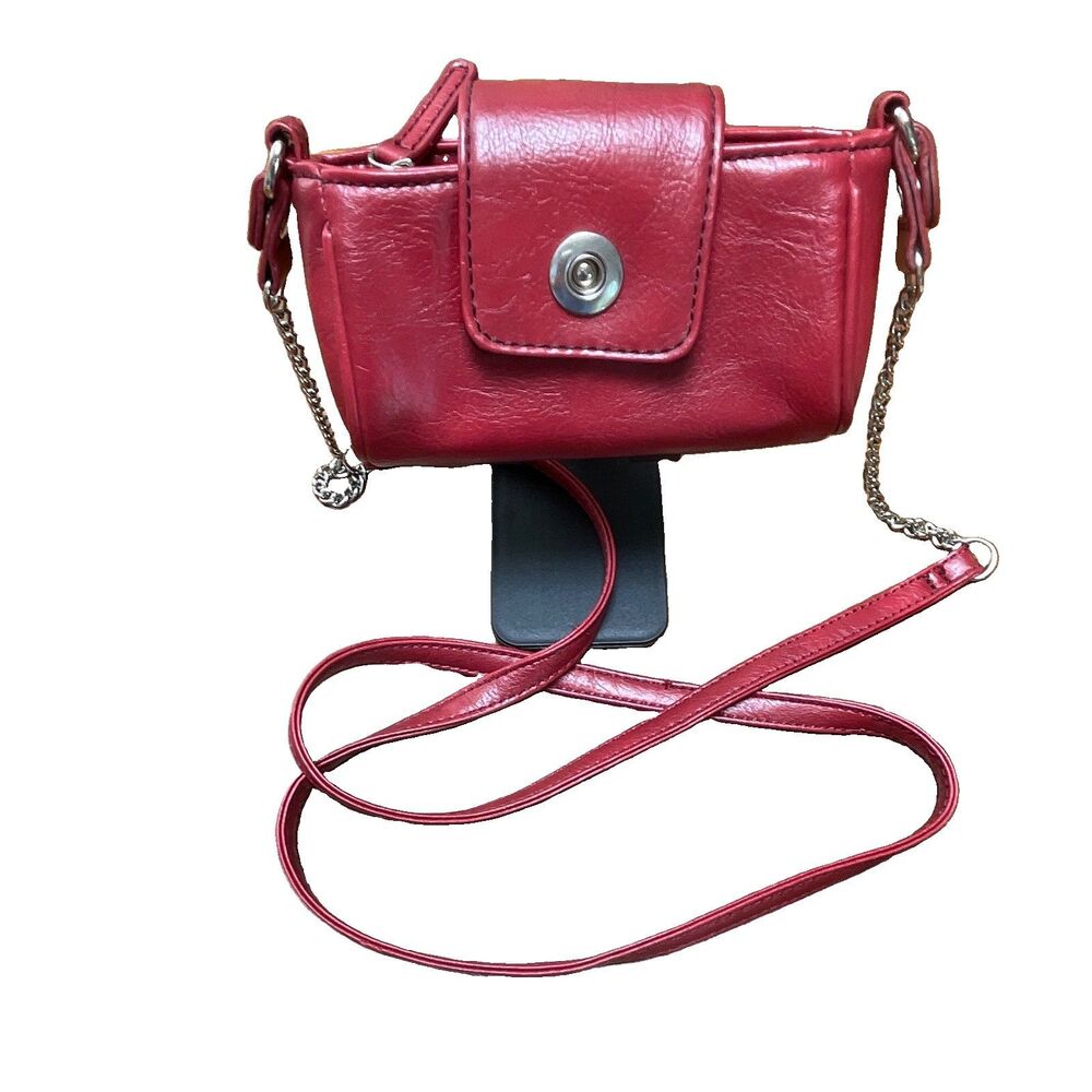 Red Small Crossbody Purse 5”x3”x1.5